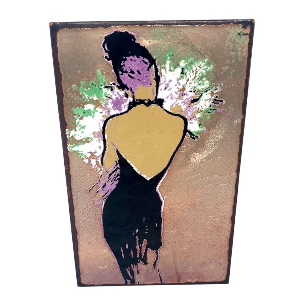 Spiritiles by Houston Llew 161 Timeless Coco Chanel Glass on Copper Retired